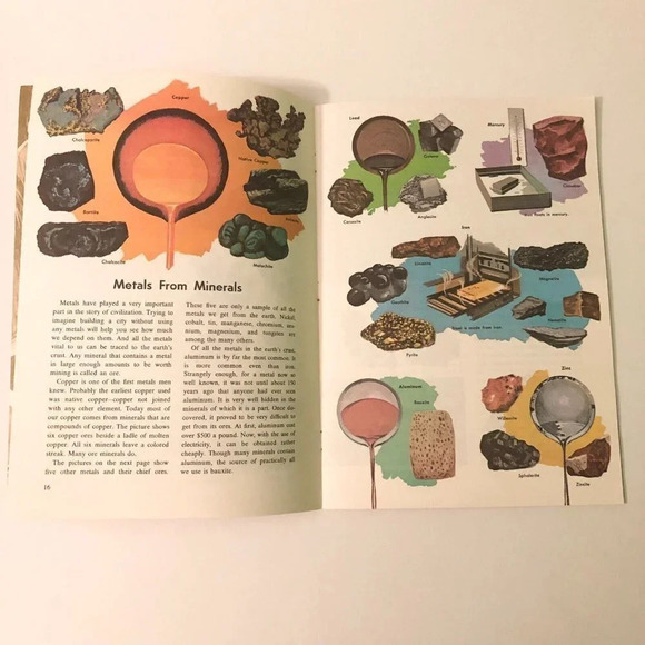 Vintage 1974 Rocks and Minerals A Golden Exploring Earth  Book - Picture 13 of 16